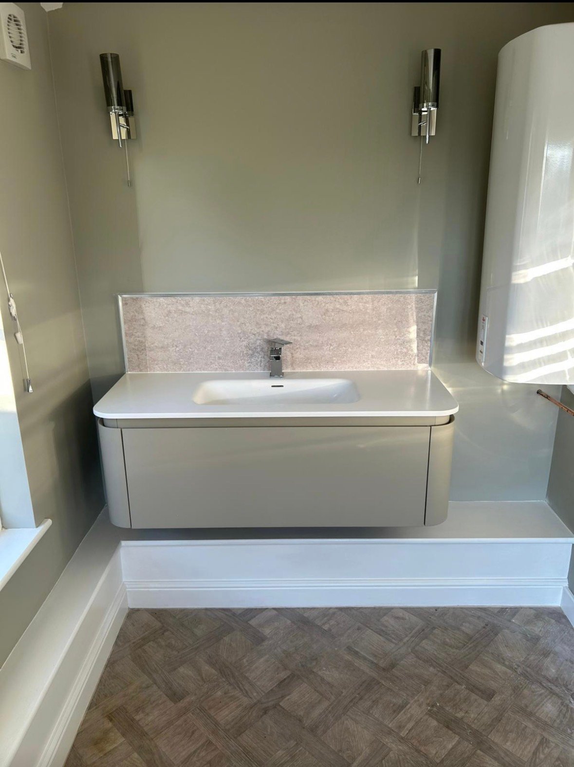 Bathroom — Vanity & Tiling