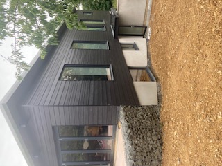 Eco Home with Gabion Wall